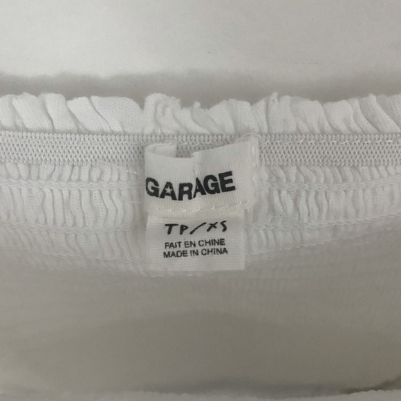 White ribbed crop top - Picture 3 of 3